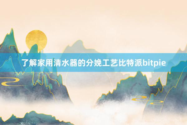 了解家用清水器的分娩工艺比特派bitpie