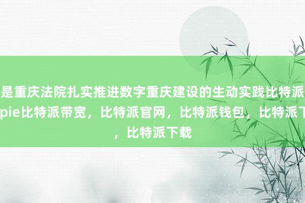 是重庆法院扎实推进数字重庆建设的生动实践比特派bitpie比特派带宽，比特派官网，比特派钱包，比特派下载