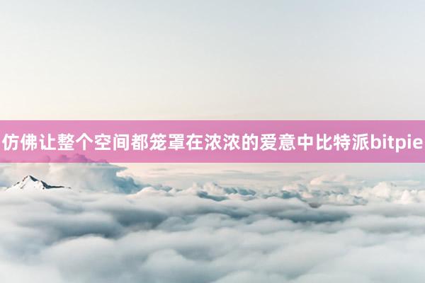 仿佛让整个空间都笼罩在浓浓的爱意中比特派bitpie