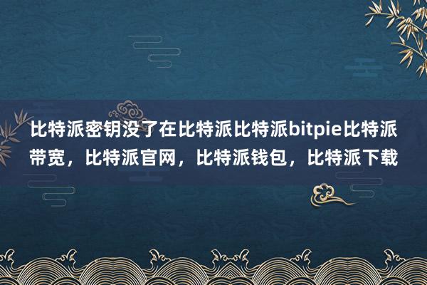 比特派密钥没了在比特派比特派bitpie比特派带宽，比特派官网，比特派钱包，比特派下载