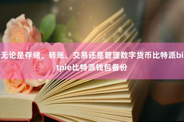 无论是存储、转账、交易还是管理数字货币比特派bitpie比特派钱包备份