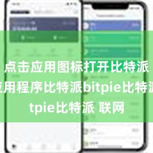 点击应用图标打开比特派钱包应用程序比特派bitpie比特派 联网