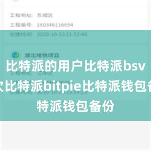 比特派的用户比特派bsv其次比特派bitpie比特派钱包备份