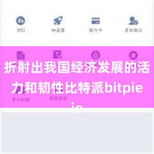 折射出我国经济发展的活力和韧性比特派bitpie